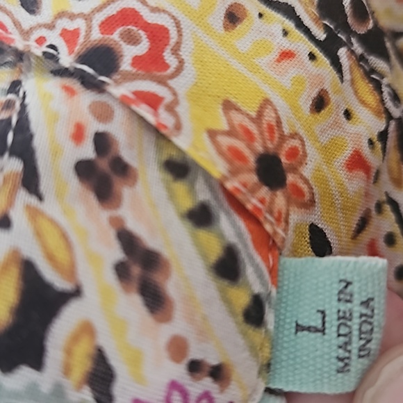 True Destinations Blouse Button Front Top Women Large - Picture 3 of 8